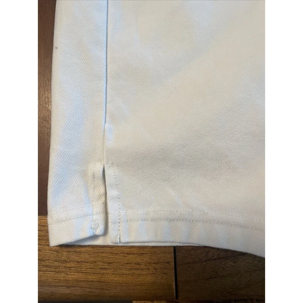 HUE Ankle Slit‎ Essential Denim Capris White Sz XL